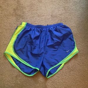 Size medium, dry fit Nike running shorts
